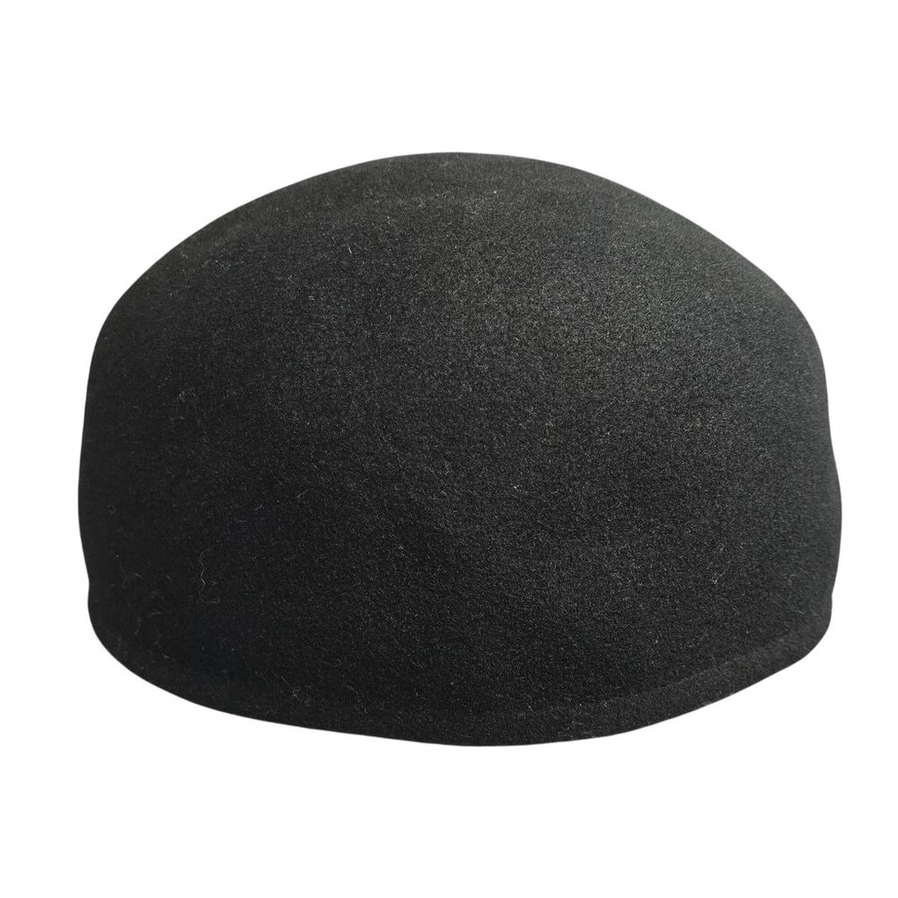 Country Gentleman Black Wool Felt Hat Size Medium Classic Style - Picture 3 of 8